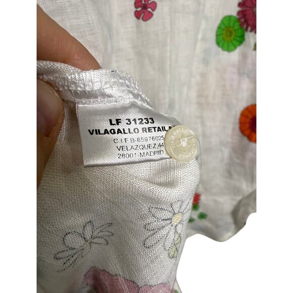 Vilagallo Louisa Pure Linen Blouse Sz. 36 (US S 4-6) - Picture 6 of 8